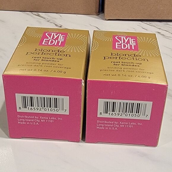 2 Boxes of Style Edit ROOT TOUCHUP Blonde Perfection Dark Blonde 0.13 oz each - Picture 4 of 4